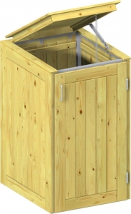 BINTO Holz Mülltonnenbox System 1K